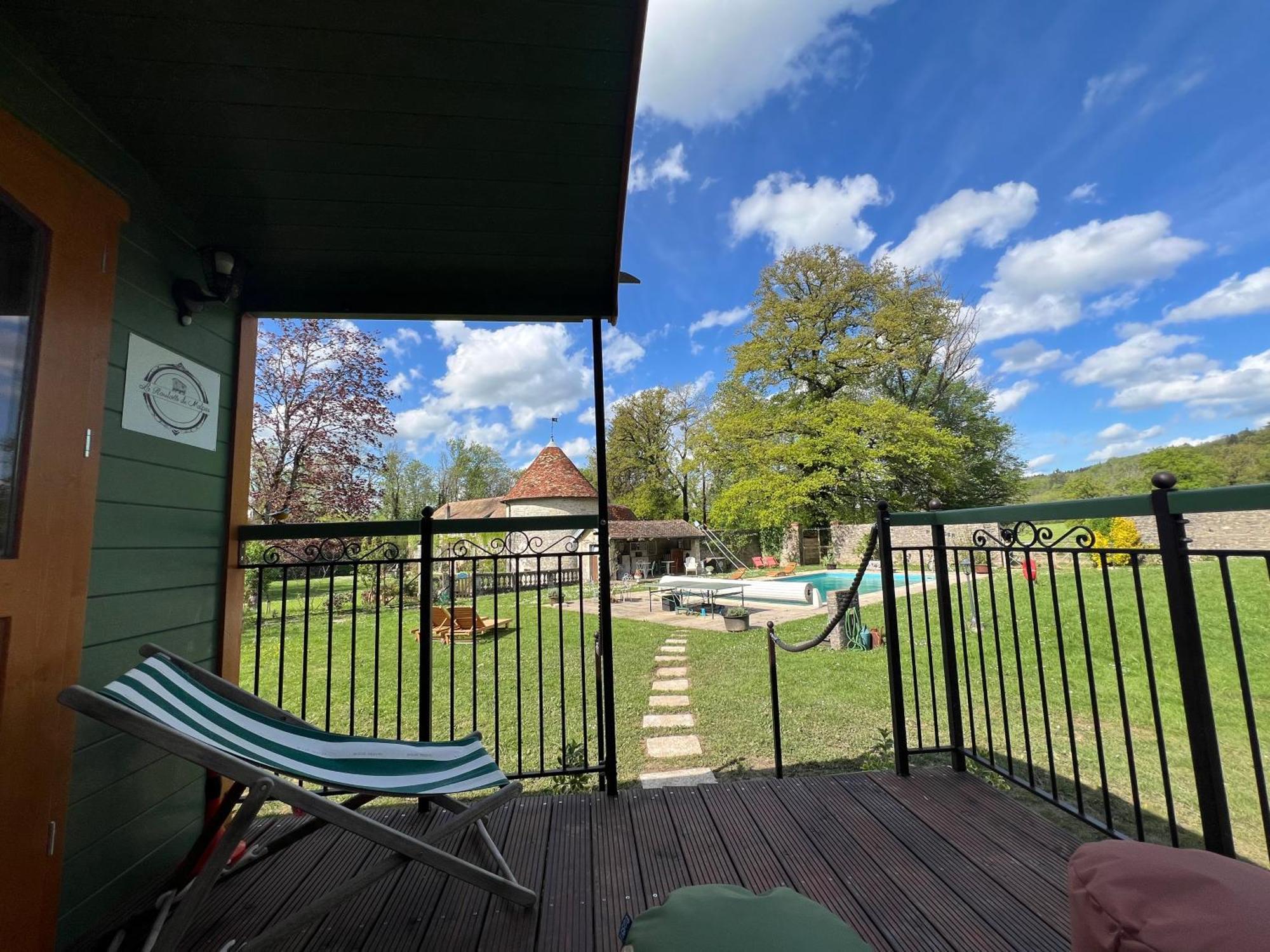 Bed and Breakfast La Roulotte Deluxe De Malpas Quingey Екстер'єр фото