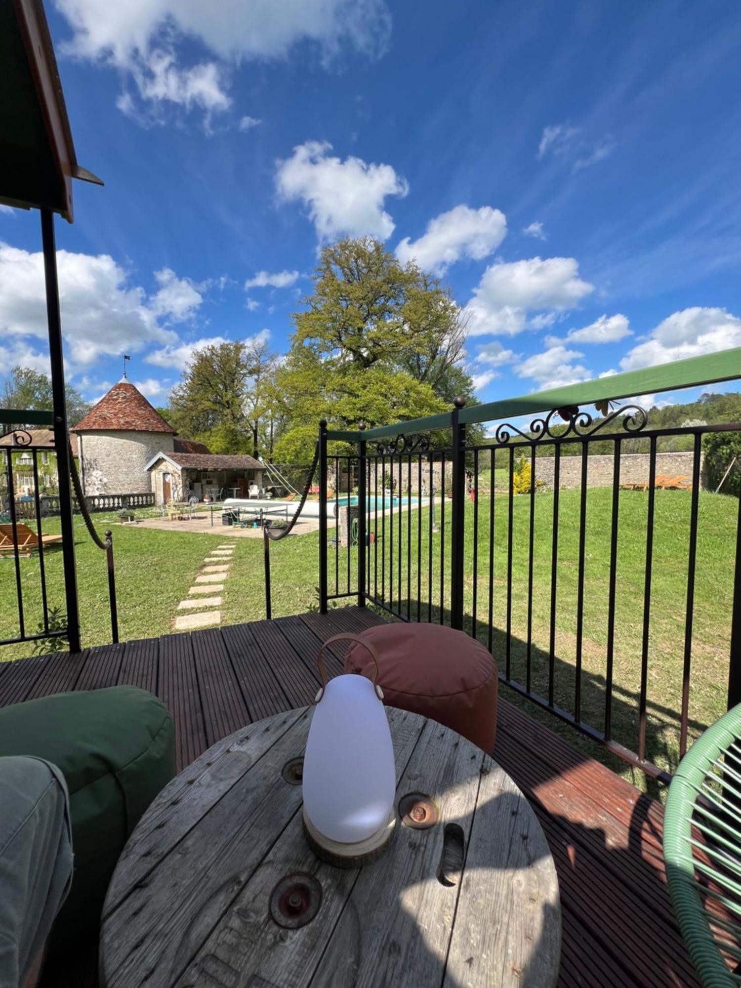 Bed and Breakfast La Roulotte Deluxe De Malpas Quingey Екстер'єр фото